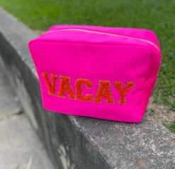 Bari Lynn Gifts X Large Nylon VACAY Zipper Bag