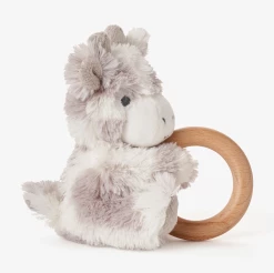 Elegant Baby Baby Accessories Ring Rattle Plush Giraffe