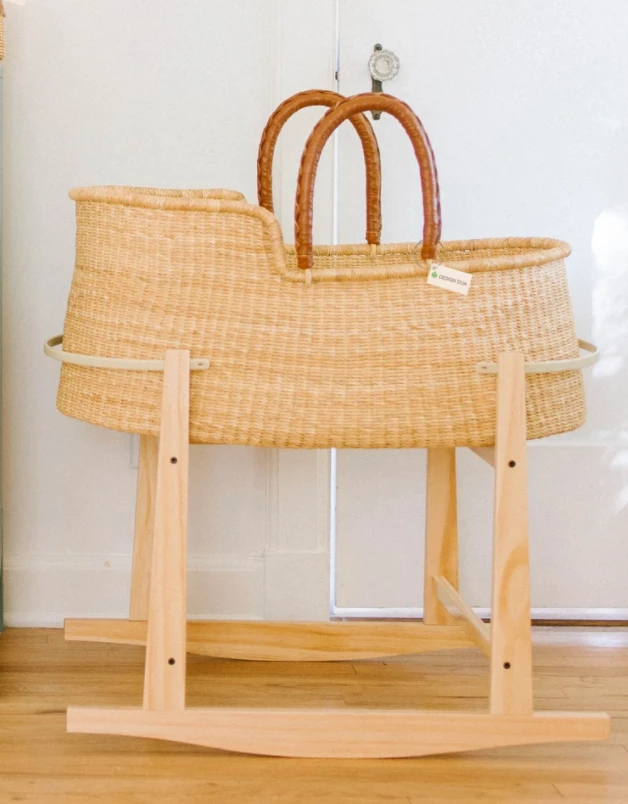 Cheap 🎁 Aden + Anais Natural Bilia Bassinet Set Baby Accessories ❤️ 4 Aden + Anais Natural Bilia Bassinet Set Baby Accessories