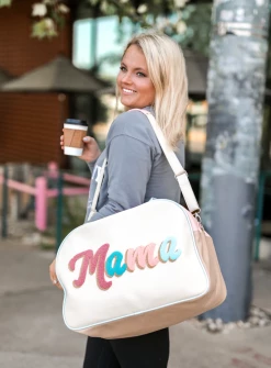 Best Sale π Bari Lynn Duffle Bag (Cream) - Mama Gifts π₯° 4 Bari Lynn Duffle Bag (Cream) - Mama Gifts