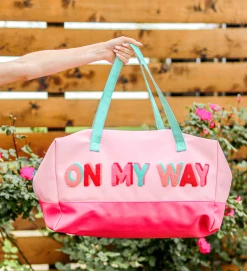 Bari Lynn Duffle Bag (Light Coral) - On My Way