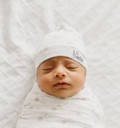 Baby Registry CP Shine Top Knot Hat