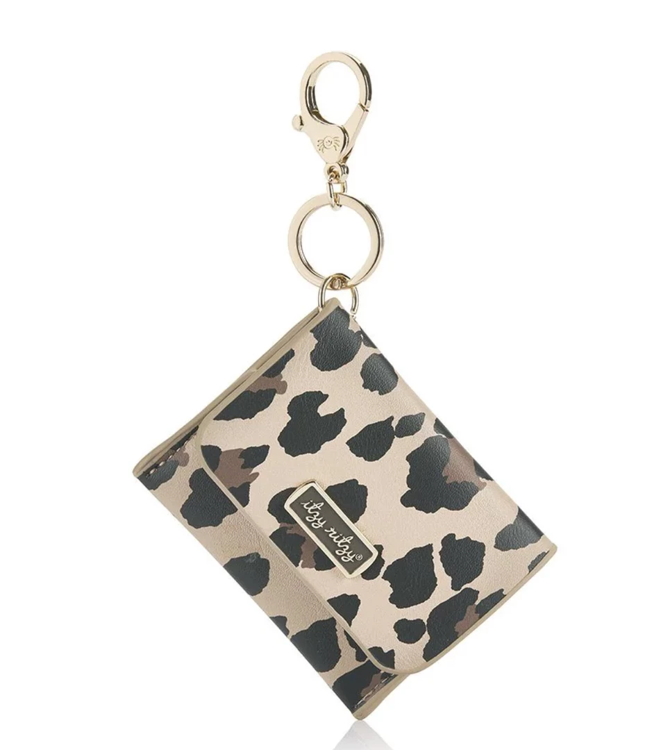 Brand new β€οΈ Itzy Ritzy Baby Accessories Leopard Mini Wallet Card Holder & Key Chain Charm π 2 Itzy Ritzy Baby Accessories Leopard Mini Wallet Card Holder & Key Chain Charm
