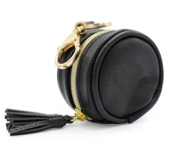 Baby Registry Black Diaper Bag Charm Pod Keychain