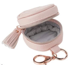 Itzy Ritzy Blush Diaper Bag Charm Pod Keychain