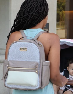 Itzy Ritzy Vanilla Latte Itzy Mini Diaper Bag