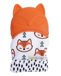Itzy Ritzy Itzy Mitt Silicone Teething Mitts Fox