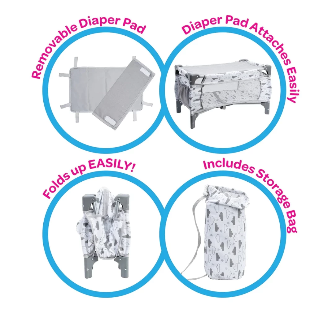 Cheapest ⭐ Adora Toys Twinkle Stars Deluxe Pack N Play ⭐ 4 Adora Toys Twinkle Stars Deluxe Pack N Play