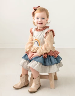 Evie's Closet Fall 22 Evie's Closet Rainbow Floral Bubble