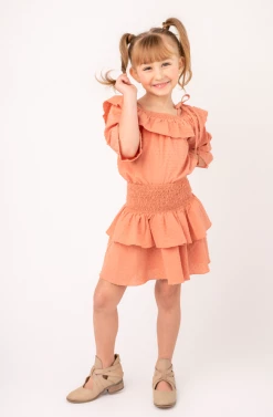 Evie's Closet Fall 22 Evie's Closet Tangerine Simplicity Dress