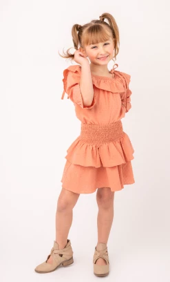 Evie's Closet Fall 22 Evie's Closet Tangerine Simplicity Dress