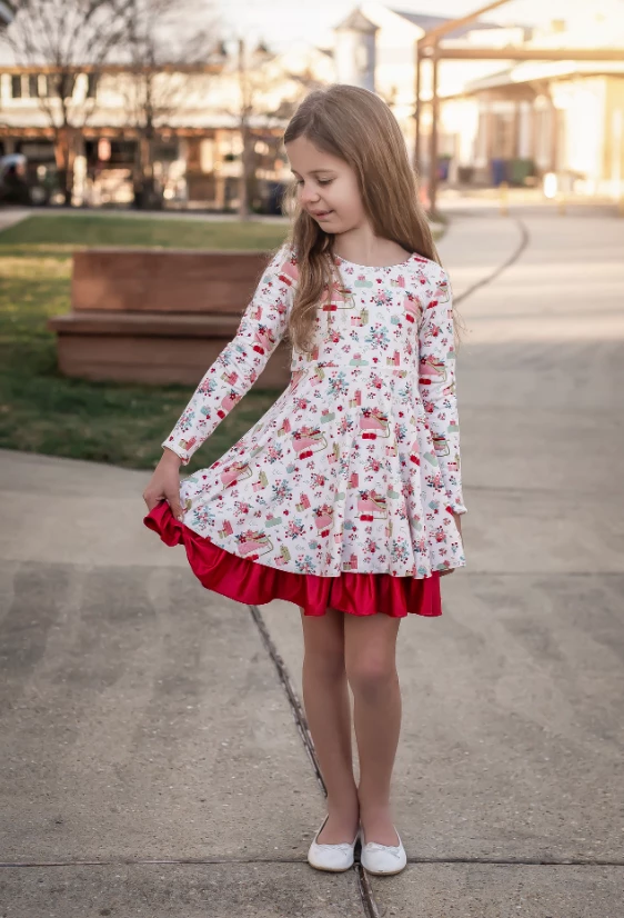 Wholesale 🥰 Evie's Closet Fall 22 Evie's Closet Greatest Gift Reversible 👗 Dress ⭐ 2 Evie's Closet Fall 22 Evie's Closet Greatest Gift Reversible Dress