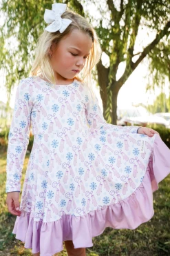 Evie's Closet Fall 22 Evie's Closet Winter Hearts Reversible Dress 50% Off Fall Clothing