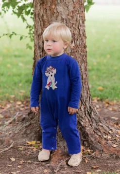 Trotter Street Fall 22 New Arrivals Fishing Dog Romper