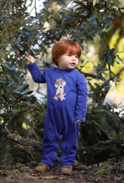 Trotter Street Fall 22 New Arrivals Fishing Dog Romper