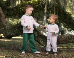 Trotter Street Fall 22 Duck Hunt Romper 50% Off Fall Clothing