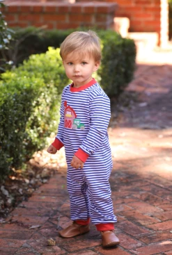 Trotter Street Fall 22 New Arrivals Farm Barn Boy Romper