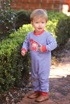Trotter Street Fall 22 New Arrivals Farm Barn Boy Romper