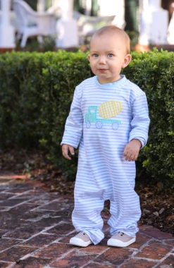 Trotter Street Fall 22 Cement Truck Romper New Arrivals