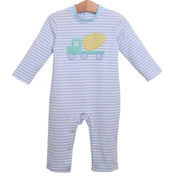 Trotter Street Fall 22 Cement Truck Romper New Arrivals