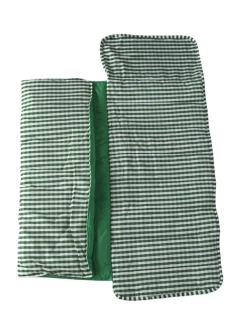 SugarBee Green Gingham Nap Mat