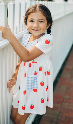 SugarBee Red Apple Twirl Dress Gifts