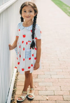 SugarBee Red Apple Twirl Dress Gifts