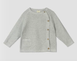 Me & Henry/Ettie & H Fall New Arrivals Kris Grey Knit Sweater