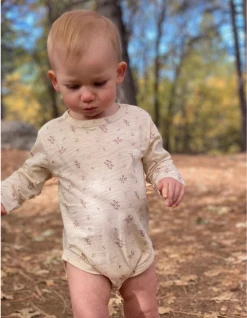 Me & Henry/Ettie & H Fall New Arrivals Ivory Holly Morgan Onesie/T-Shirt