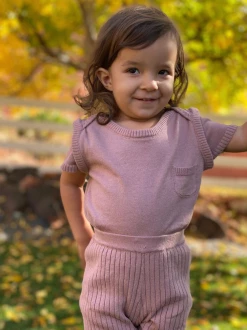 Me & Henry/Ettie & H Fall Rose Knit Kew Leggings New Arrivals