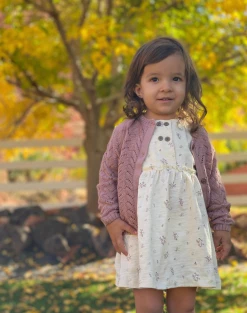 Me & Henry/Ettie & H Fall New Arrivals Rose Knit Talwyn Sweater