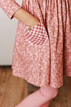 Serendipity/Swoon Baby 22 Floral Tunic Dress W/Gingham Pockets Legging Set New Arrivals