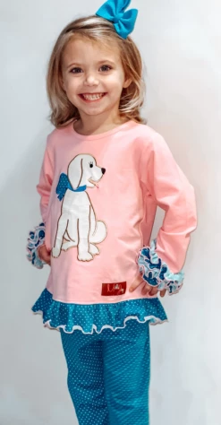 Millie Jay Fall New Arrivals Patty The Puppy Legging Set