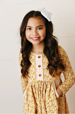 Serendipity/Swoon Baby 22 Golden Flowers Bliss Pocket Dress New Arrivals