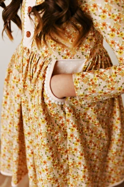 Serendipity/Swoon Baby 22 Golden Flowers Bliss Pocket Dress New Arrivals