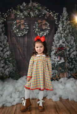 Serendipity/Swoon Baby 22 Plaid Proper Picot Trim Dress