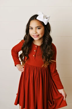 Serendipity/Swoon Baby 22 Spice Bamboo Ribbed Dress New Arrivals