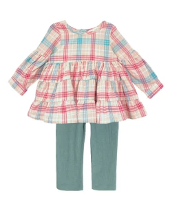 Mabel & Honey Fall 22 New Arrivals Rowan Woven & Knit 2pc Set