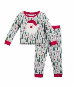 Mudpie Fall Clothing 75% OFF Christmas Unisex Santa Pj Set