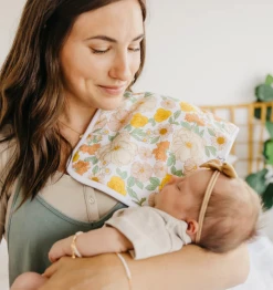 Copper Pearl CP Lemon Burp Cloths Set Baby Accessories