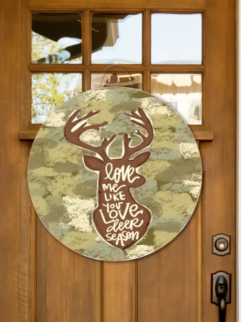 Buy ๐ Baxter & Me Gifts Deer Season Door Hanger ๐ 2 Baxter & Me Gifts Deer Season Door Hanger