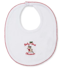 Kissy Kissy Infant Clothing Baby's First Christmas Bib