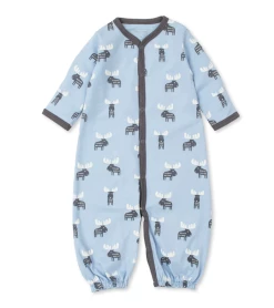 Kissy Kissy Kissy Love Moose Tracks Print Convertible Gown