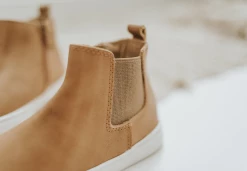 Consciously Baby Shoes Sedona Brown Chelsea Boot Hard Sole