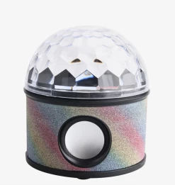 WIRELESS EXPRESS Toys Funlight Bluetooth Stereo Speaker Rainbow Glitter