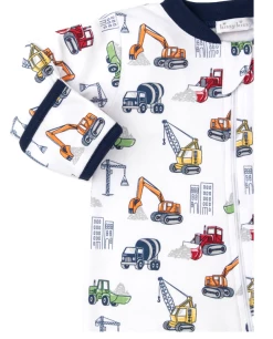 Kissy Kissy Big Bulldozer Footie W/ Zipper