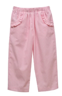 Petit Bebe/Petit Ami/Claire & Charlie New Arrivals Big Sister Smocked Pant Set