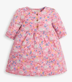Joules Hedgehog Print Rose Dress
