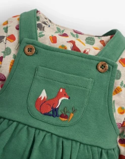 Joules Vegetable Print Pinafore Set New Arrivals