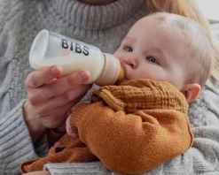 Bibs Pacifier Baby Accessories Baby Glass Bottle Complete Set 110ml Cloud